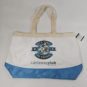 DCL‎ Disney Cruise Line Castaway Cay Club Tote Bag Time To Cruise New